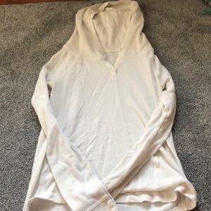 American Eagle hooded henley
